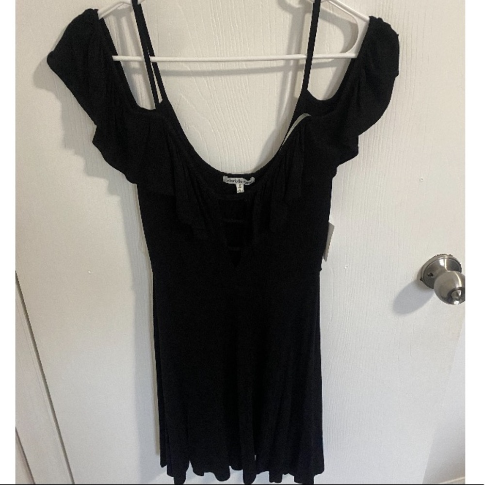 Cold shoulder dress